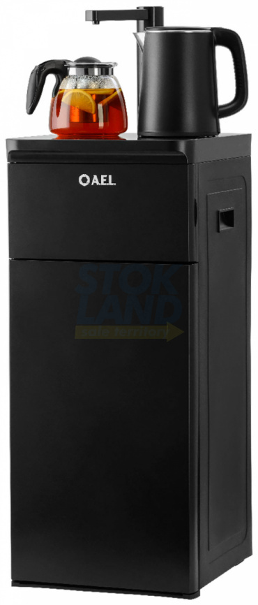 Кулер с чайным столиком AEL Тиабар LK-AEL-53a black (00460) фото 2