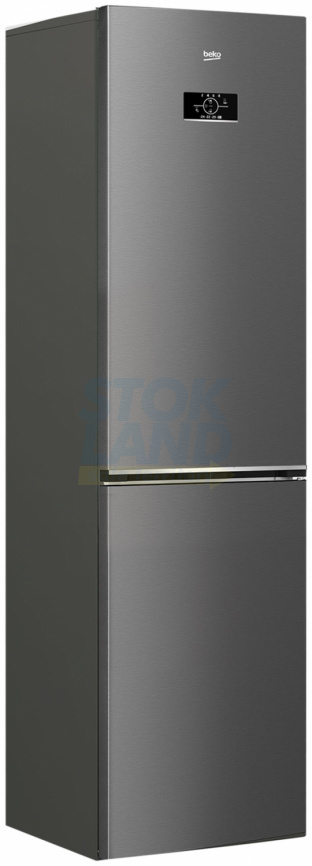Двухкамерный холодильник Beko B3R0CNK332HX стальной антрацит фото 3
