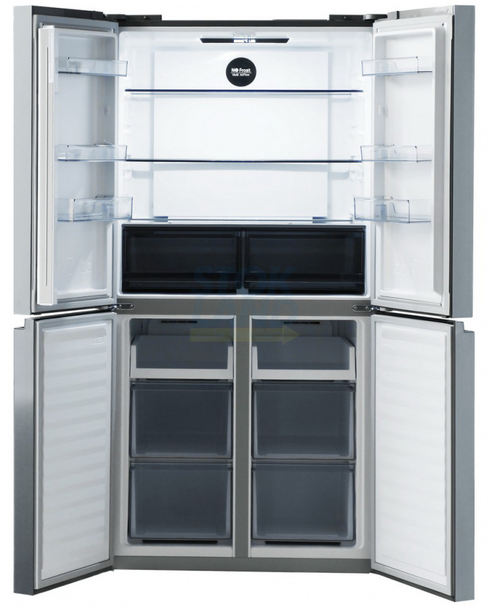 Многокамерный холодильник Centek CT-1745 NF Red Glass фото 2