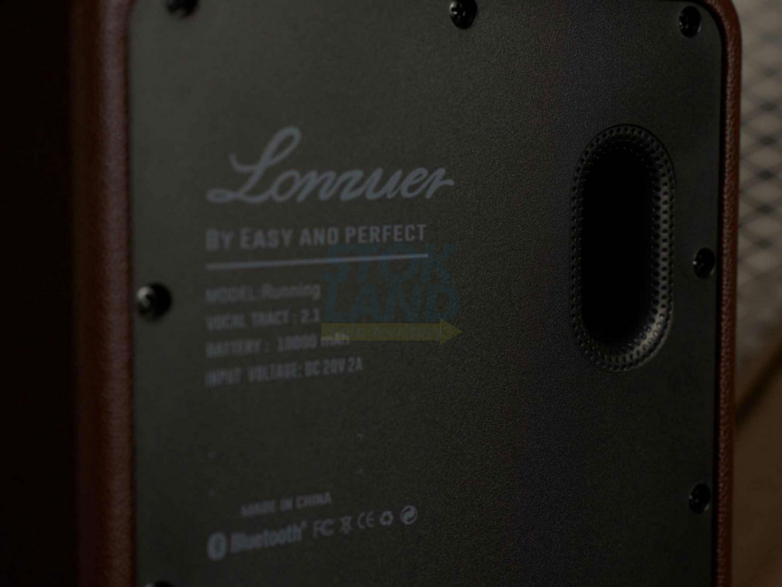 Портативная колонка с двумя микрофонами Lonzuer Running коричневый фото 7