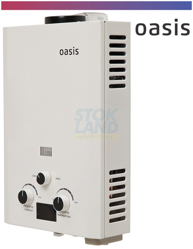 Газовый водонагреватель Oasis OR-16 W белый фото 2