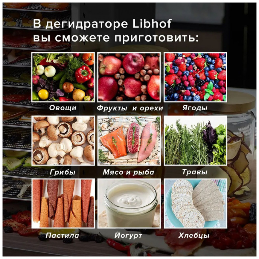 Дегидратор Libhof FDW-12 фото 6