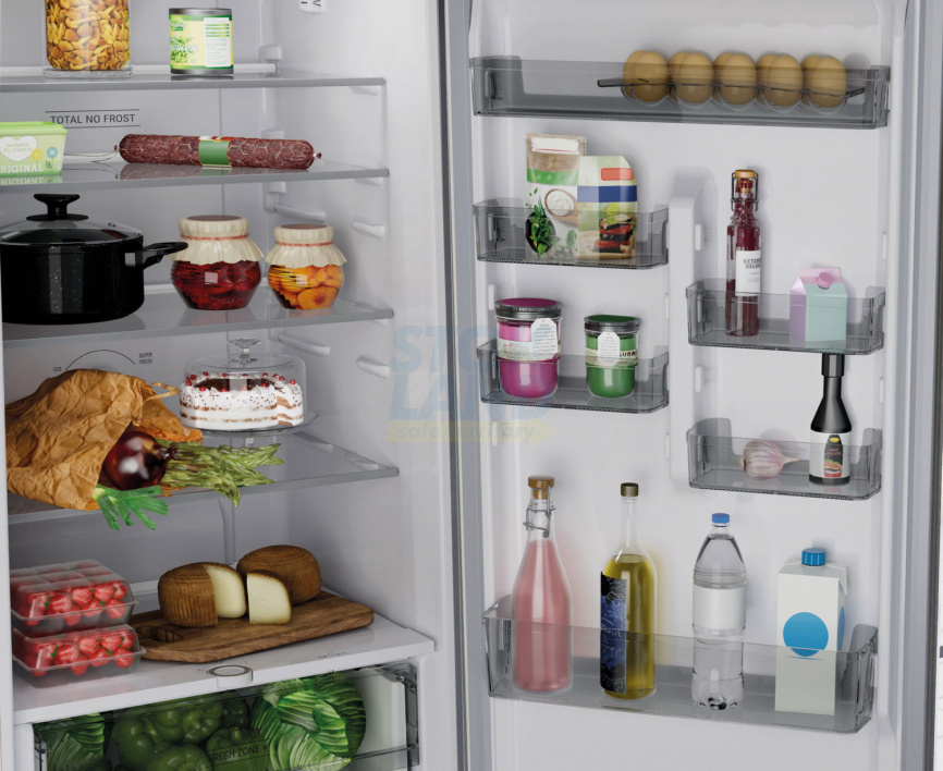 Двухкамерный холодильник Hotpoint HT 6200 S серебристый фото 6