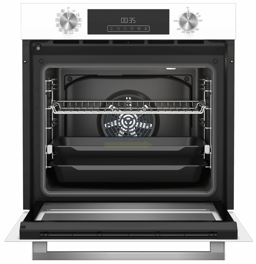 Электрический духовой шкаф Hotpoint HFE8 1221 H WH белый фото 2