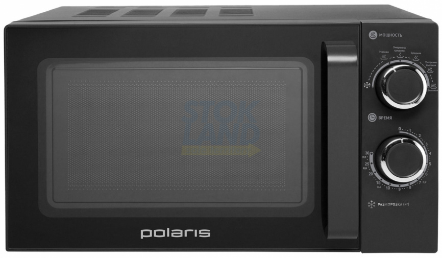 Микроволновая печь - СВЧ Polaris PMO 2001 RUS, графитовый фото 1