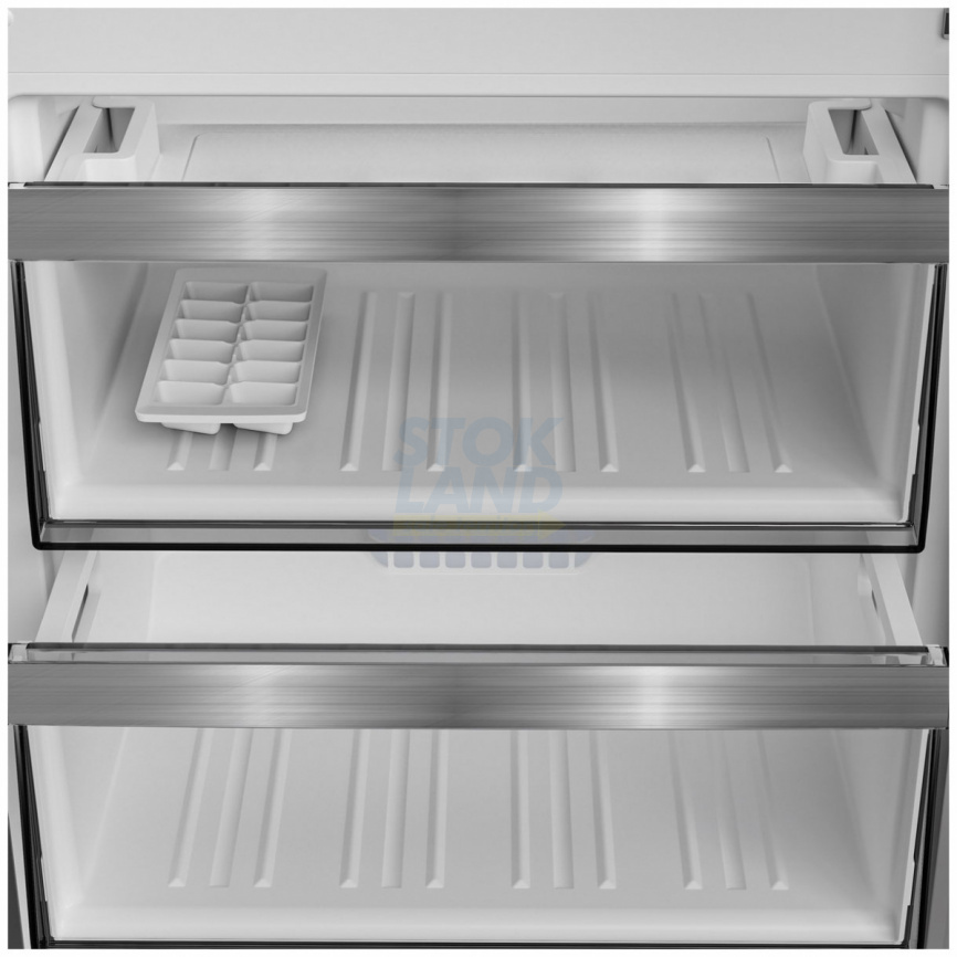 Двухкамерный холодильник Grundig GKPN66930LBW фото 6