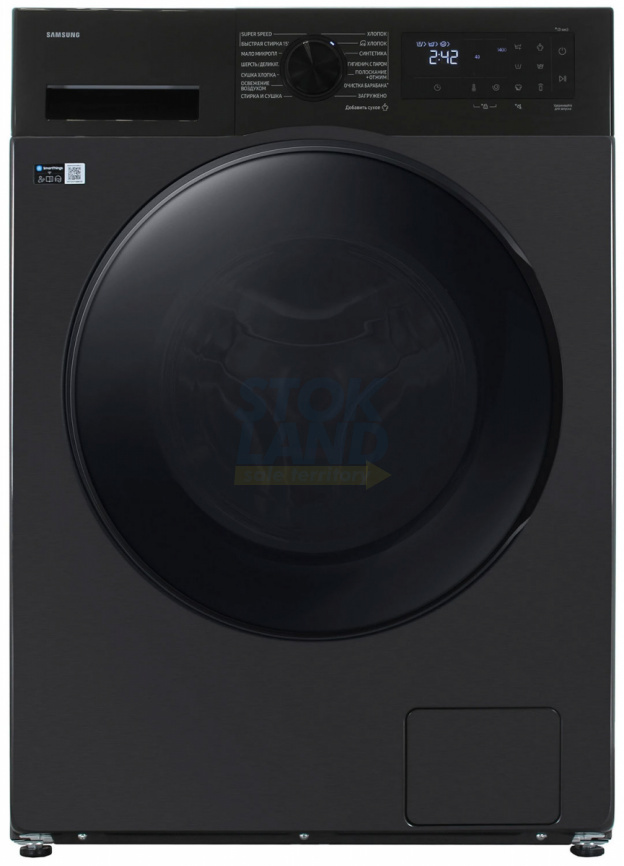Стиральная машина с сушкой Samsung WD90DG5G34BBLP, черный фото 1