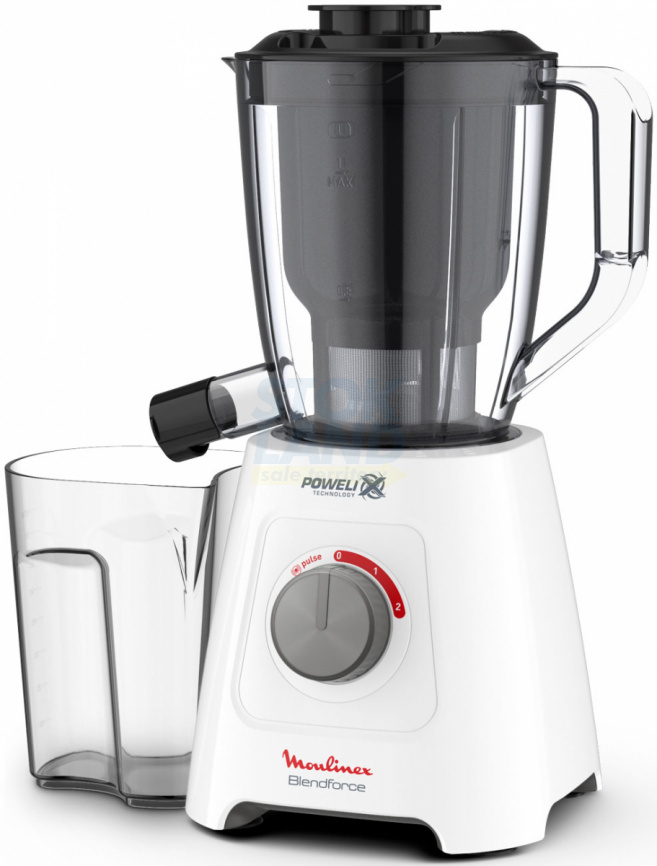 Блендер стационарный Moulinex Blendforce 2 LM42Q110, белый/серый фото 16