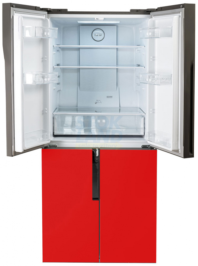 Многокамерный холодильник Centek CT-1750 NF Red, INVERTER фото 3