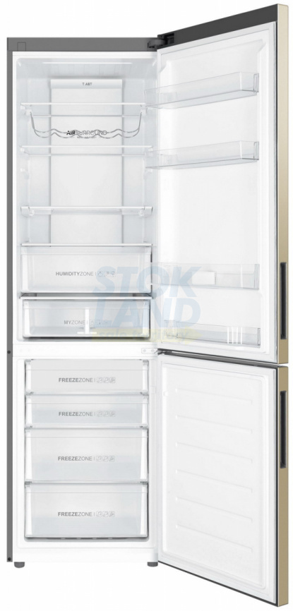Двухкамерный холодильник Haier C4F640CCGU1 кремовый фото 2