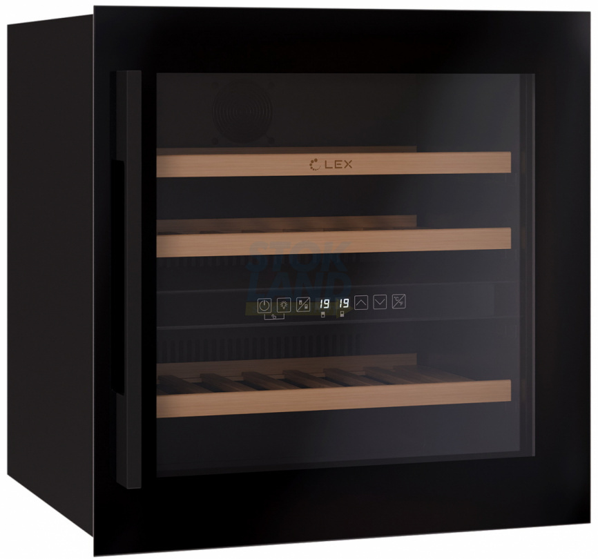 Встраиваемый винный шкаф LEX LWD6036BL dual zone фото 2