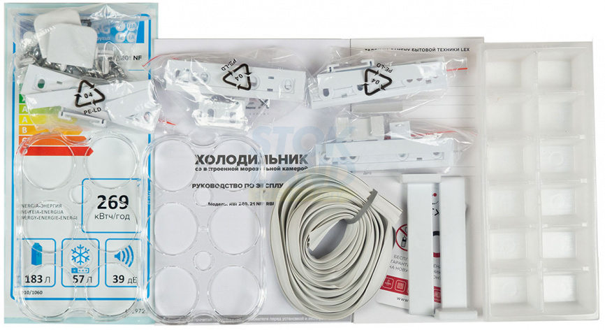 Встраиваемый однокамерный холодильник LEX RBI 102 DF фото 9