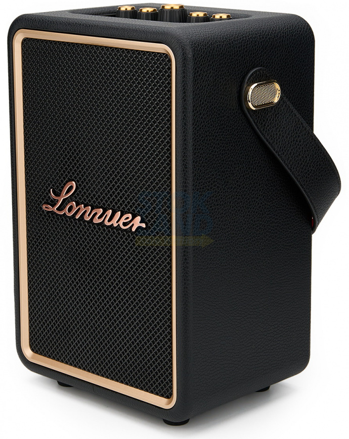 Портативная колонка с двумя микрофонами Lonzuer Running черный фото 1