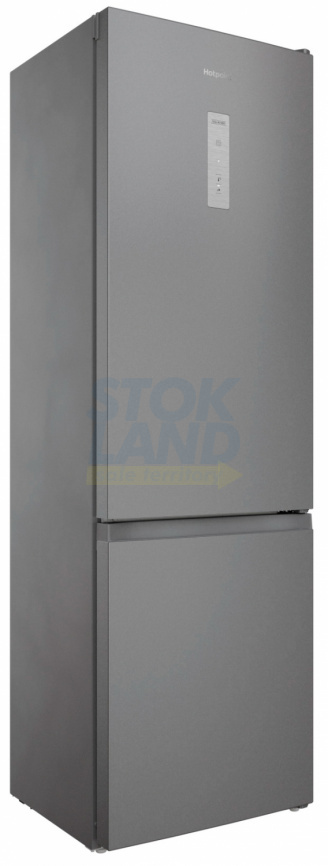 Двухкамерный холодильник Hotpoint HT 6200 S серебристый фото 1