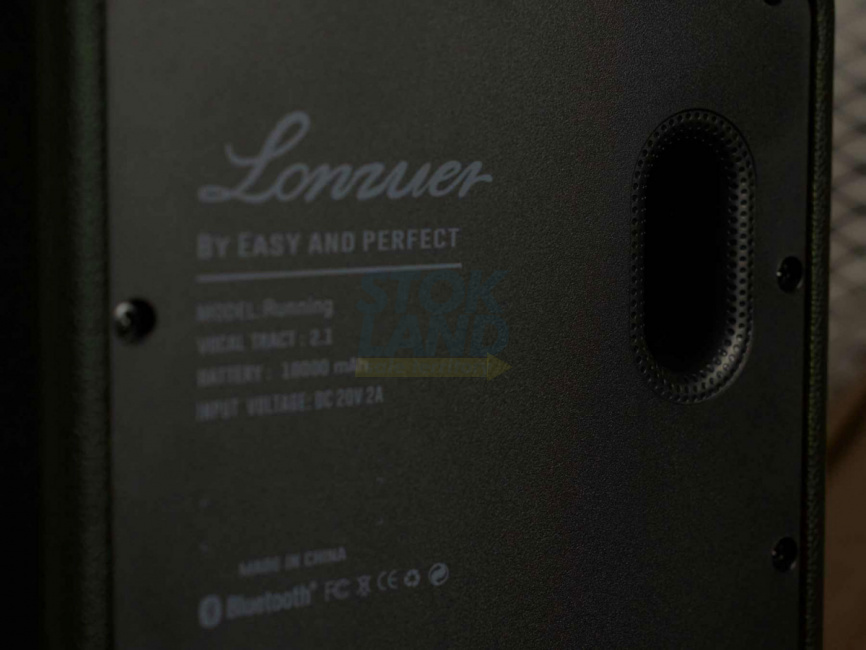 Портативная колонка с двумя микрофонами Lonzuer Running зеленый фото 6