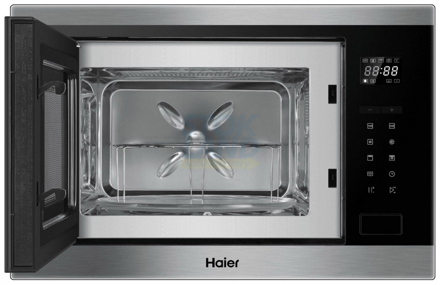 Встраиваемая микроволновая печь СВЧ Haier HMX-BTG259X фото 3