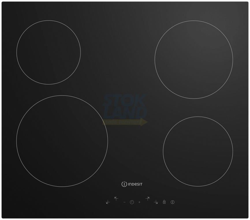Электрическая варочная панель Indesit IRT 160, черный фото 1