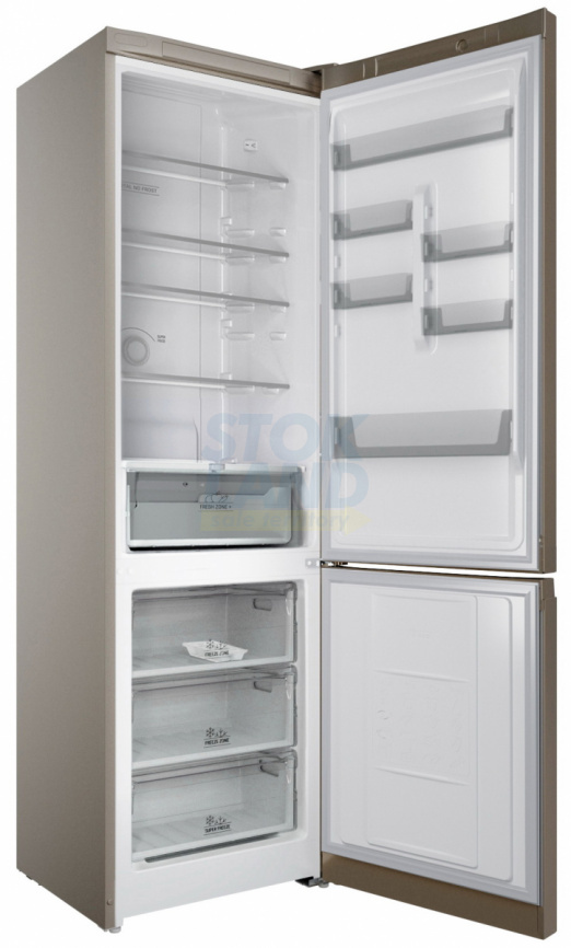 Двухкамерный холодильник Hotpoint HT 6200 BZ бронзовый фото 3