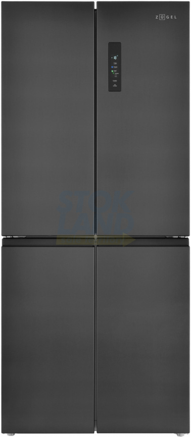 Многокамерный холодильник Zugel ZRCD430B, черный фото 1