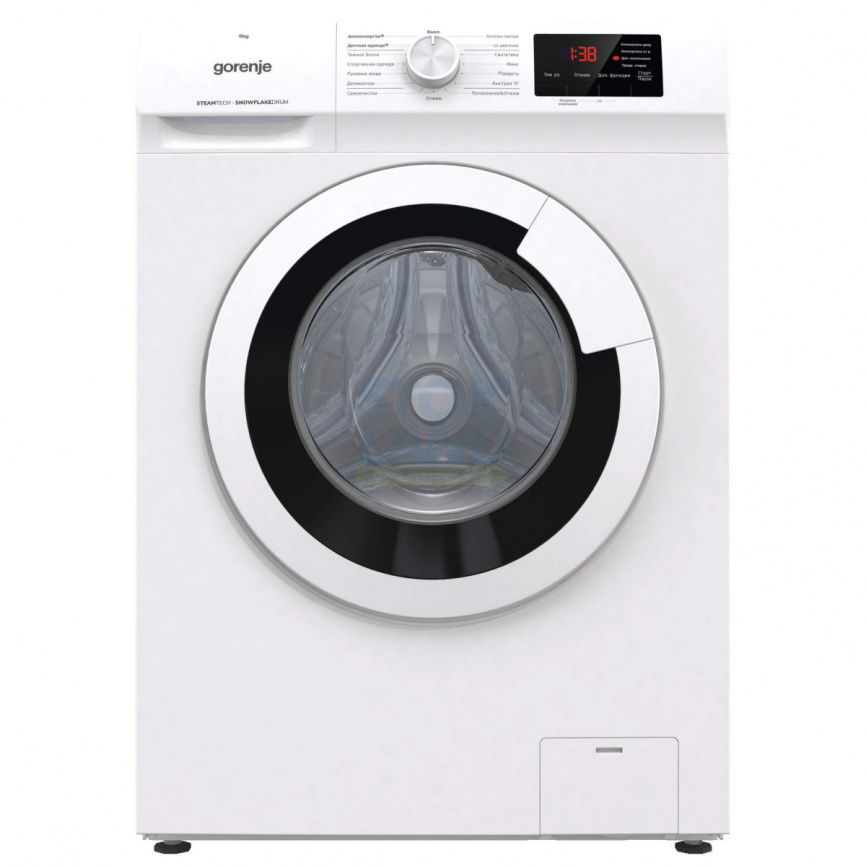Стиральная машина Gorenje WHE60SFS, 6 кг, белый фото 2