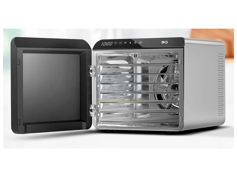 Сушилка для овощей и фруктов BQ FD1006, черный-стальной фото 5