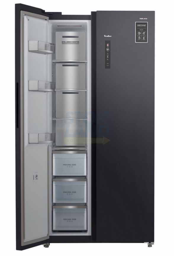 Холодильник Side-by-Side Tesler RSD-537BI GRAPHITE фото 3
