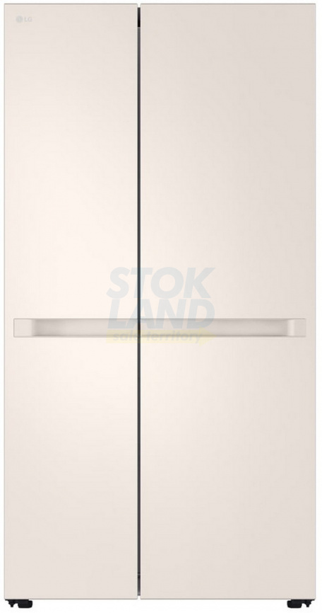 Холодильник Side-by-Side LG GC-B257KEHW бежевый фото 1
