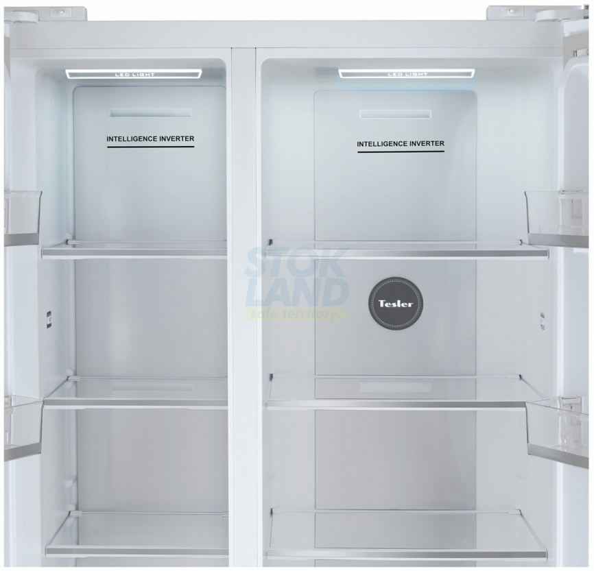 Холодильник Side-by-Side Tesler RSD-537BI MARBLE BEIGE фото 8