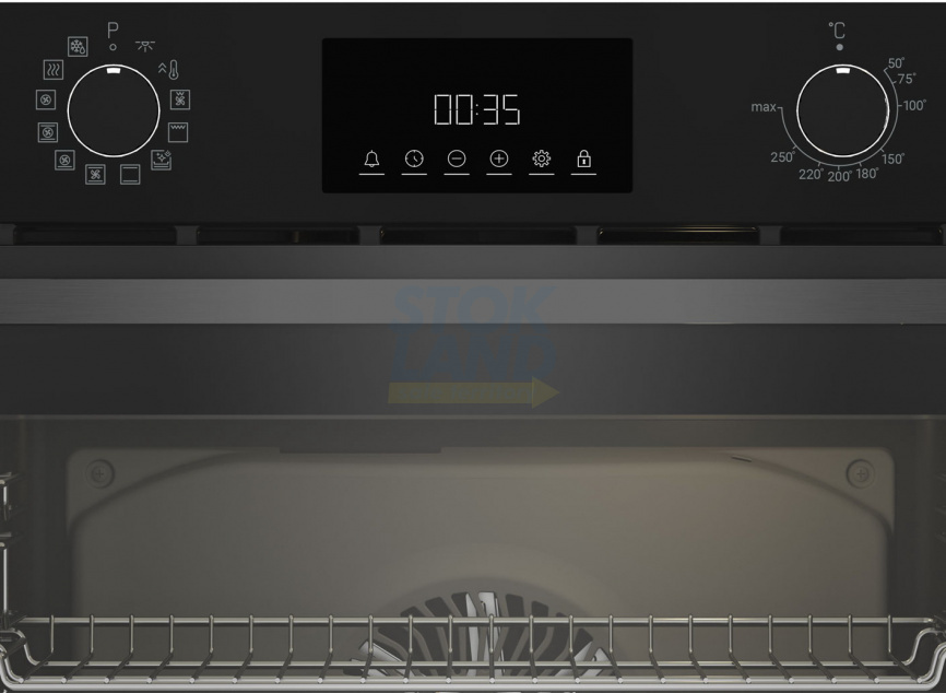 Электрический духовой шкаф Indesit IBFTE 3841 J BL черный фото 2