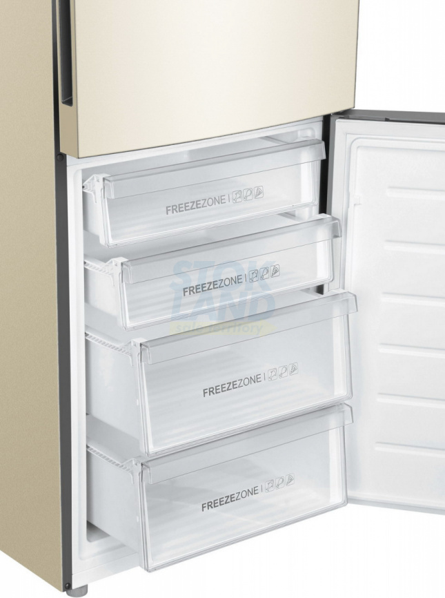 Двухкамерный холодильник Haier C4F640CCGU1 кремовый фото 10