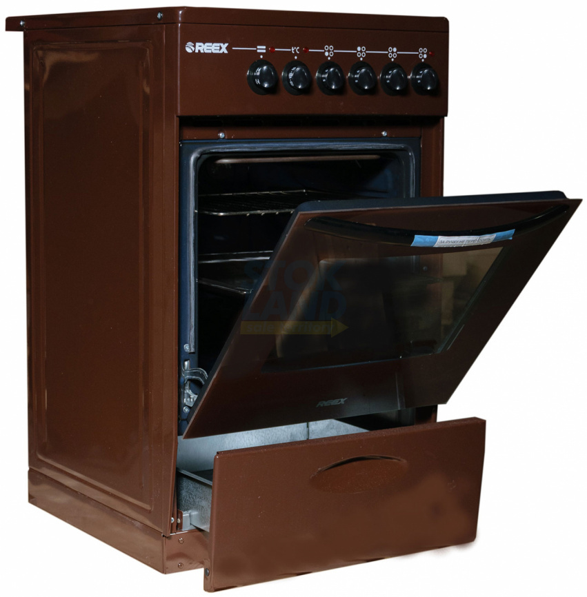 Электроплита Reex CSE-54 gBn коричневый фото 2
