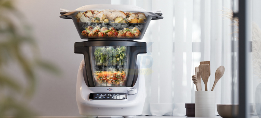 Кухонный робот Atvel Kitchenbot M1 43204 белый фото 4