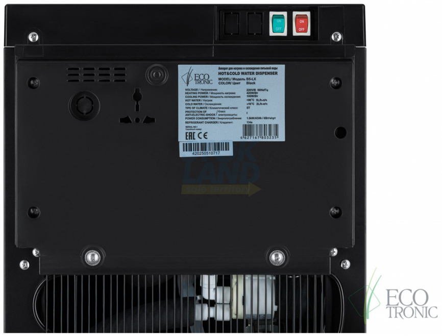 Кулер для воды Ecotronic B5-LX black (ETK13189) фото 9