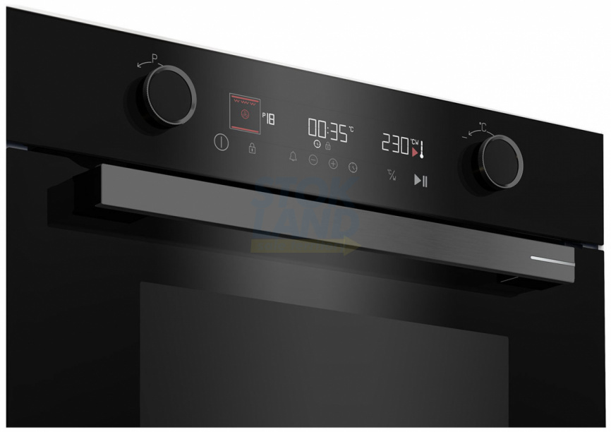 Электрический духовой шкаф Grundig GEKW12400B черный фото 3