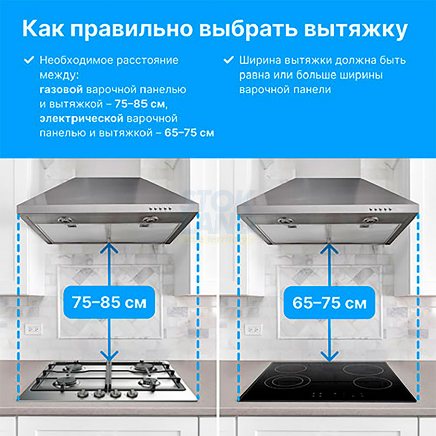 Вытяжка Elikor Квадра 90П-650-К3Д, топленое молоко фото 1