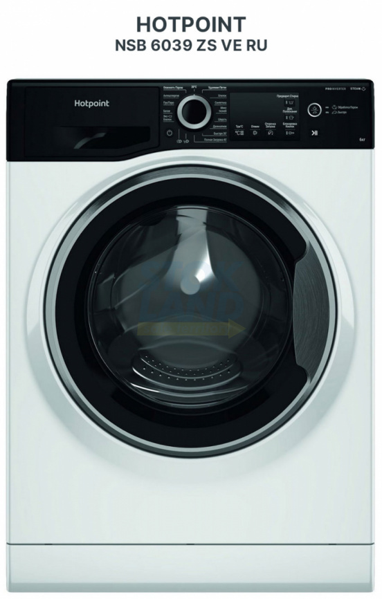 Узкая стиральная машина Hotpoint NSB 6039 ZS VE RU фото 1