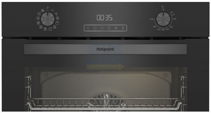 Электрический духовой шкаф Hotpoint HFE9 1231 JSH BLG, черный фото 3