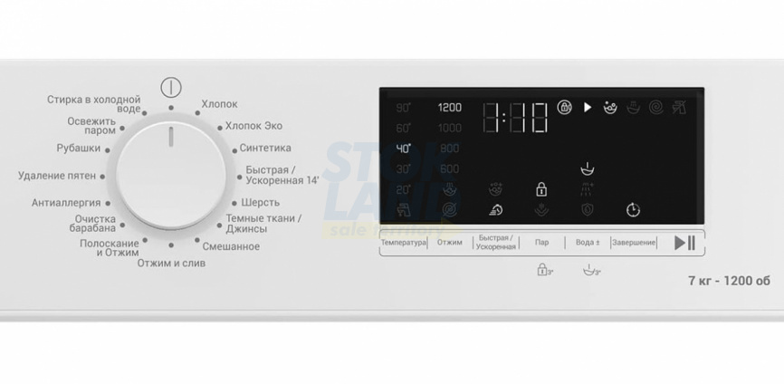 Встраиваемая стиральная машина Indesit IWBI 7290 VW белая фото 5