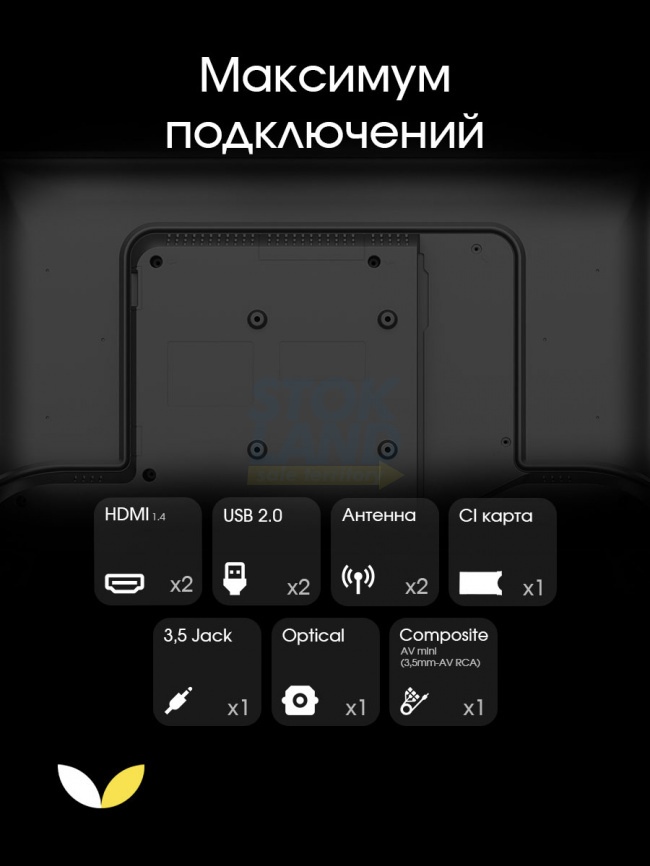 Телевизор Topdevice 32 TDHTV32NHD_BK фото 8