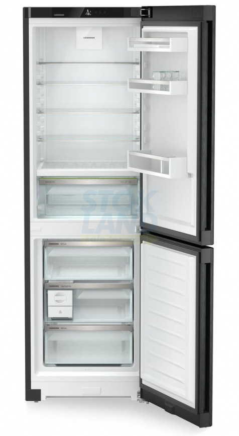 Двухкамерный холодильник Liebherr CBNbda 5223-22 001 BioFresh NoFrost черная нерж. сталь фото 7