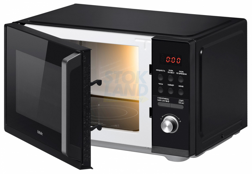 Микроволновая печь - СВЧ BBK 25MWS-954T/B, черный фото 6