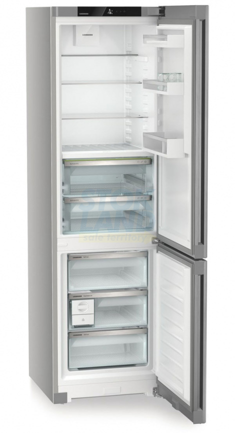 Двухкамерный холодильник Liebherr CBNsfc 572i-22 001 BioFresh NoFrost серебристый фото 2