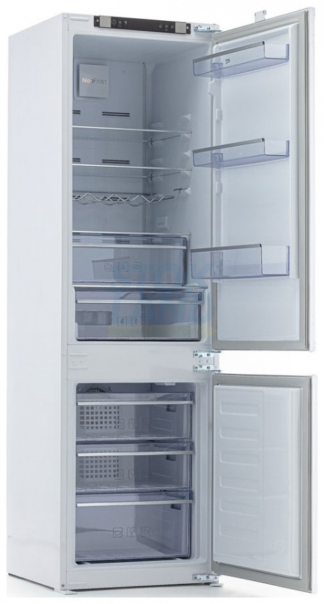 Встраиваемый двухкамерный холодильник Beko BCNA 275 E2S фото 2