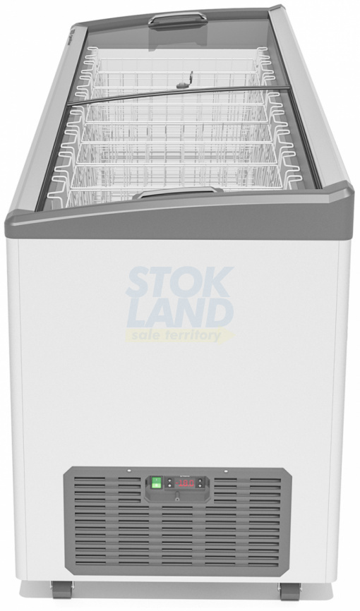 Морозильный ларь Gellar FG 700 E серый фото 2