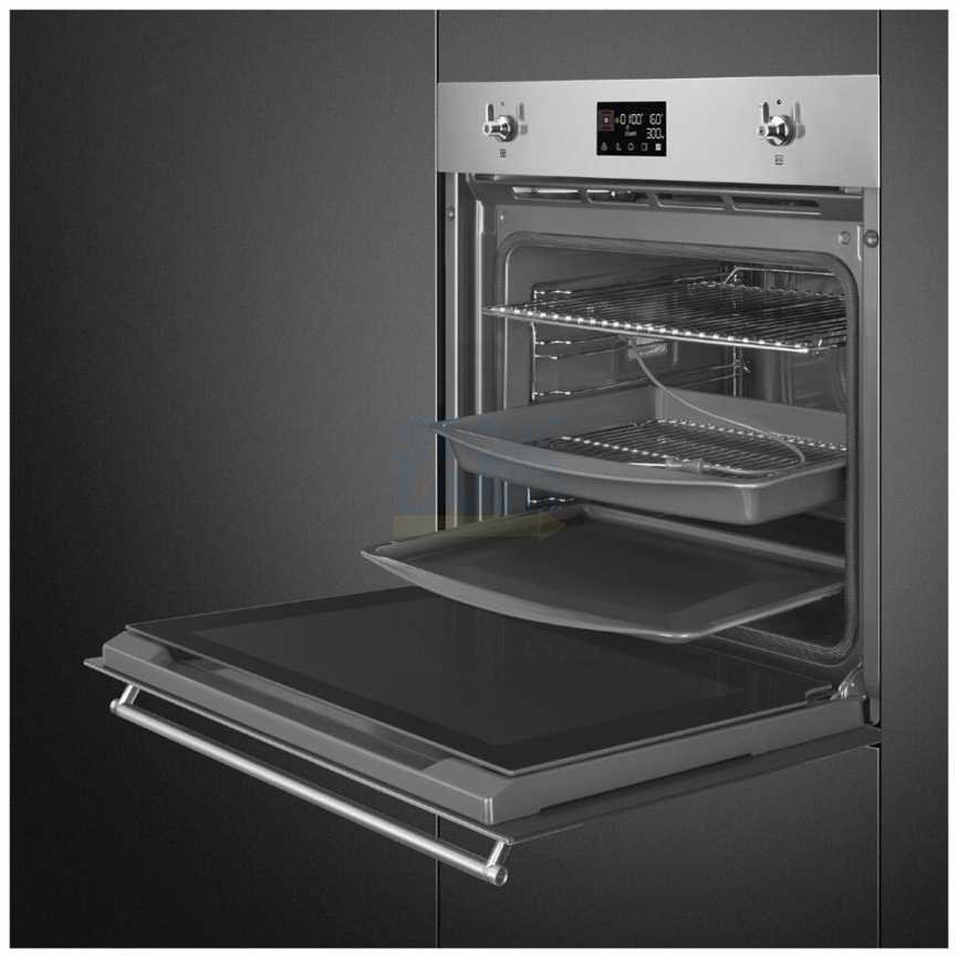 Электрический духовой шкаф Smeg SOP6302TX фото 2