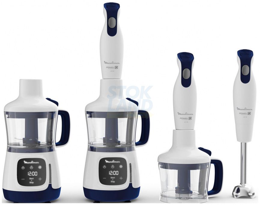 Блендер погружной 4 в 1 Moulinex Yummy Gourmet DD55W110 белый/черный фото 9