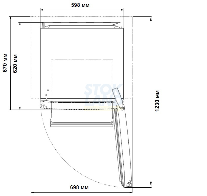 Двухкамерный холодильник Hotpoint HT 5180 AB мраморный фото 4