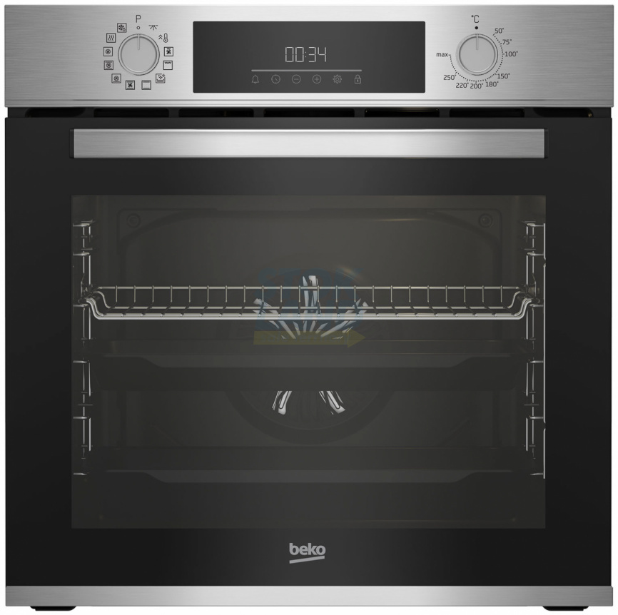 Электрический духовой шкаф Beko BBIM12301X, нержавеющая сталь фото 1