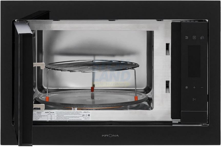 Встраиваемая микроволновая печь СВЧ Krona ESSEN 60 BL фото 3