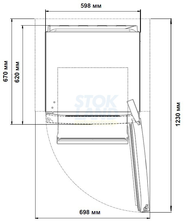 Двухкамерный холодильник Hotpoint HT 6200 MX нержавеющая сталь фото 5